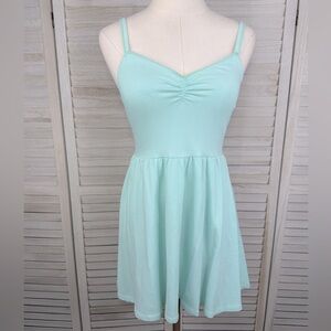 FOREVER 21 Mini Sleeveless Sundress Light Green-Small